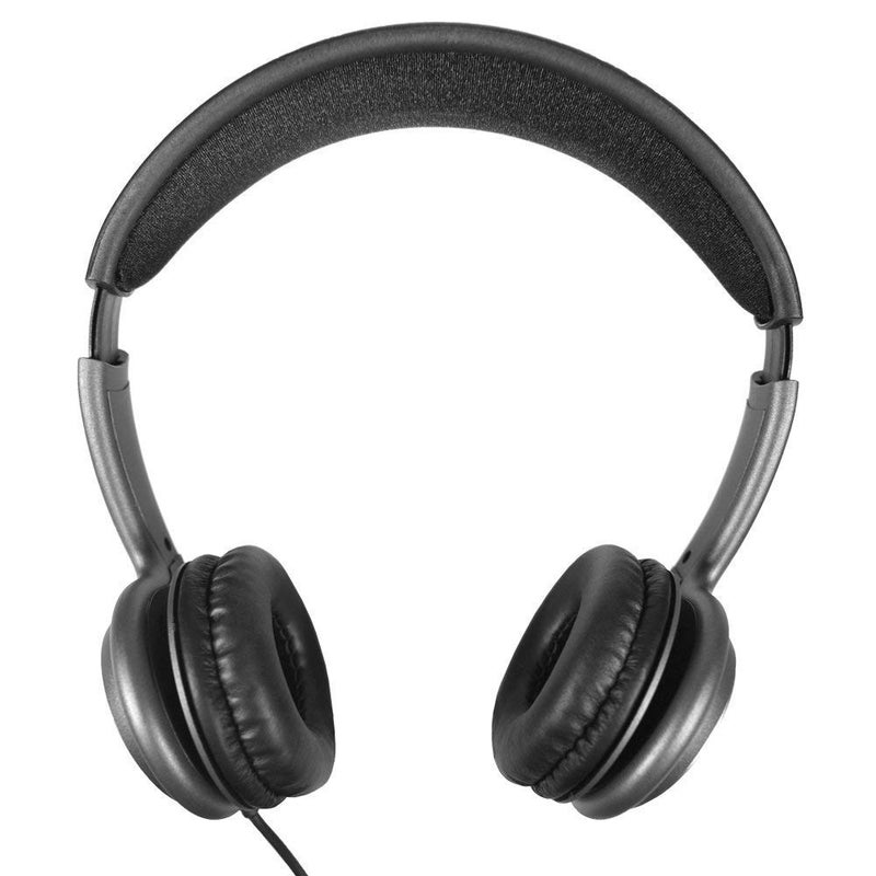 ECS WordSlinger Over Head USB Transcription Headset, Medical Transcriber Equipment Earphones with Leatherette Cushioning, Transcribing Headphones with Volume Control - Image 2